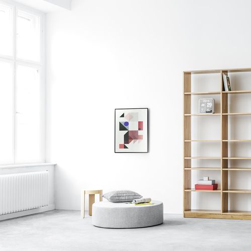 Ottoman contemporain - BRICK  - hem - en coton / en lin