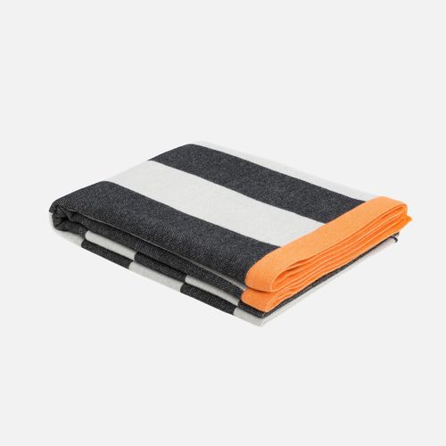 Couverture en mérinos - STRIPE - hem