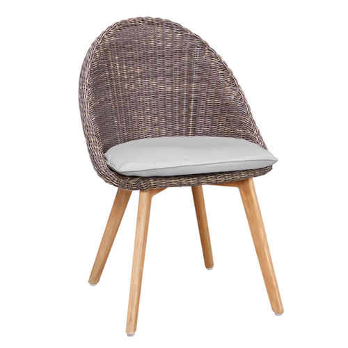 Chaise de salle à manger contemporaine - FLEUR - applebee - d'extérieur / en bois / résidentielle
