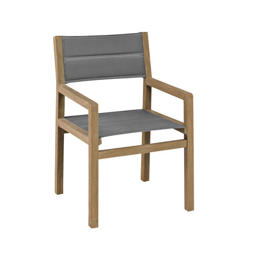 Chaise de salle à manger contemporaine - DEL MAR - applebee - d'extérieur / en bois / résidentielle