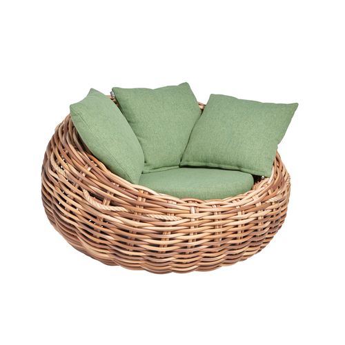 Fauteuil contemporain - COCOON - applebee - en tissu / en aluminium / de jardin