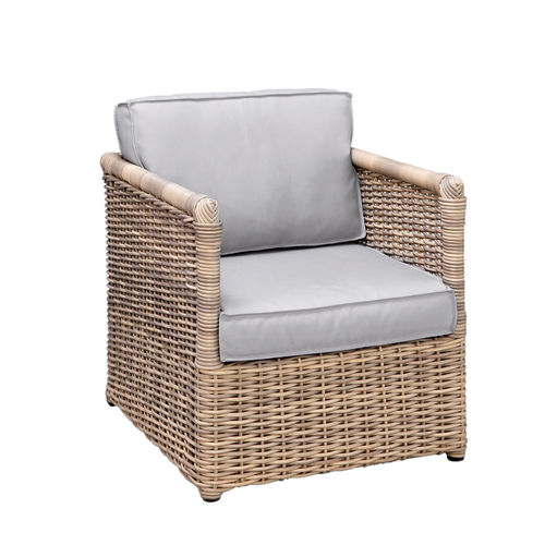 Fauteuil contemporain - KEY WEST - applebee - en osier / de jardin / avec accoudoirs