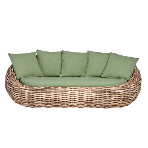Canapé contemporain - COCOON - applebee - de jardin / en osier / en aluminium