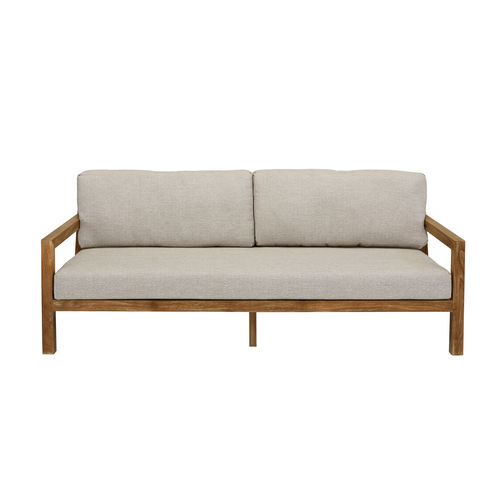 Canapé contemporain - OLIVE - applebee - de jardin / en teck / 2 places