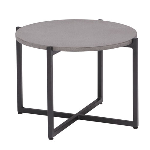 Table d'appoint contemporaine - SOUL LOUNGE - applebee - en aluminium / ronde / résidentielle