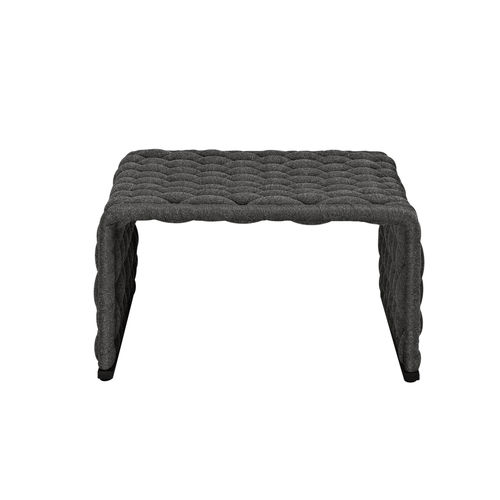 Table basse contemporaine - CROCHET - applebee - en tissu / rectangulaire / résidentielle