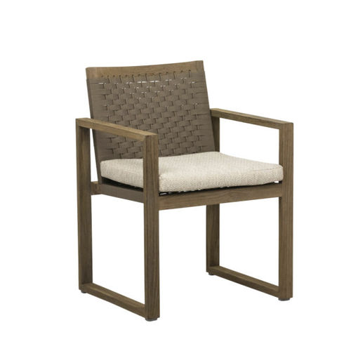 Chaise de salle à manger contemporaine - ANTIGUA - applebee - de jardin / en osier / en corde