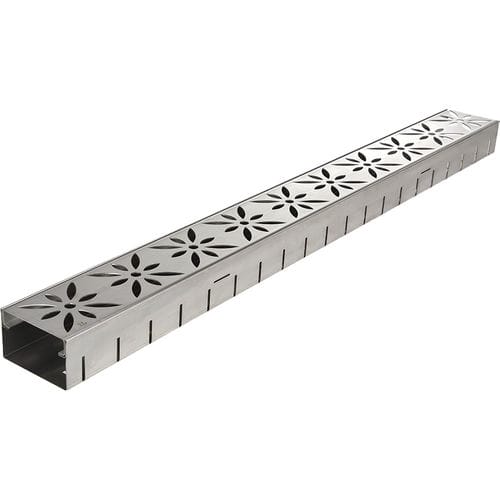 Caniveau à fente - BG-FA - BG Betonwaren GmbH - grille en acier galvanisé / grille en inox / pour espace public