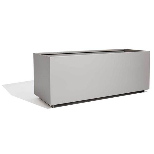 Jardinière en acier inoxydable - ASTOR - PLANTERWORX - en aluminium / en acier COR-TEN® / rectangulaire
