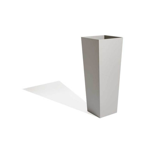 Jardinière en acier inoxydable - TAPER - PLANTERWORX - en aluminium / en acier corten / verticale