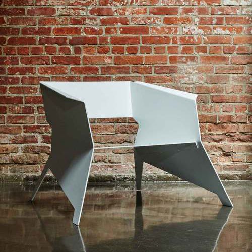 Chaise de jardin contemporaine - AERO - PLANTERWORX - d'extérieur / en aluminium / en acier inoxydable