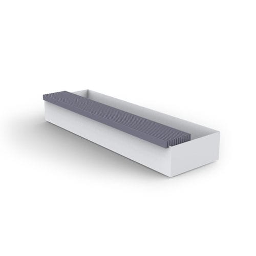 Banc public contemporain - TRIBECA 30 - PLANTERWORX - en aluminium / en acier inoxydable / en acier COR-TEN®