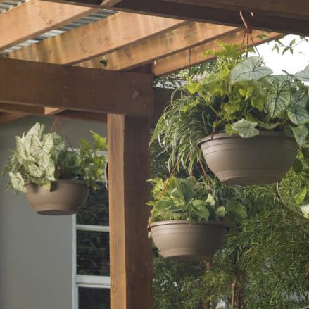 Pot de jardin en plastique - EMMA - CRESCENT garden - suspendu / rond