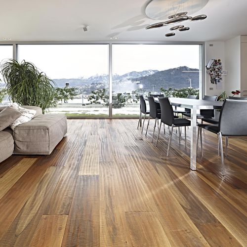 Parquet contrecollé - FIOR DI NETTARE - FIEMME 3000 - en noyer / huilé / brossé