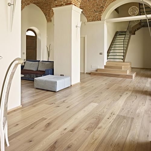 Parquet contrecollé - FIOR D’ORGANZA - FIEMME 3000 - en orme / huilé / brossé