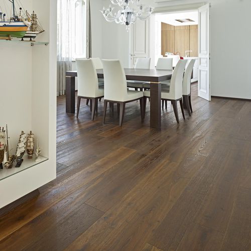 Parquet contrecollé - TOBIÀ - FIEMME 3000 - en chêne / huilé / à coller