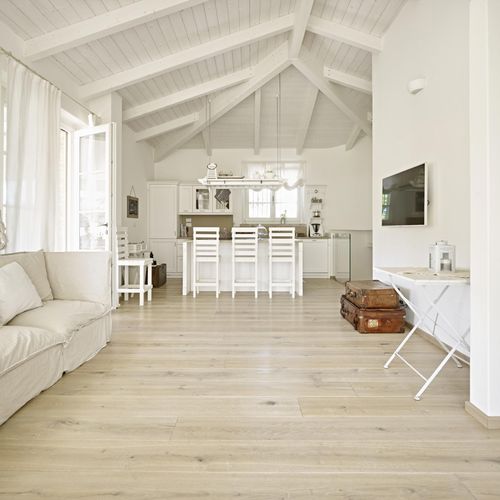 Parquet contrecollé - FIOR D’ARGENTO - FIEMME 3000 - en chêne / huilé / brossé