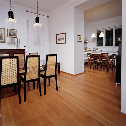 Parquet contrecollé - FALÒ - FIEMME 3000 - en hêtre / huilé / brossé