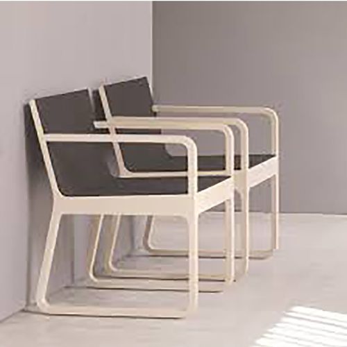 Chaise design scandinave - MUU - BBB Italia - d'intérieur / en chêne / tapissée