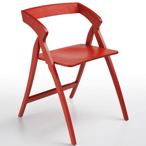 Chaise contemporaine - PASO DOBLE - BBB Italia - d'intérieur / en bois laqué / résidentielle