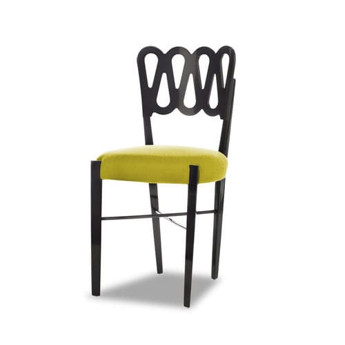 Chaise contemporaine - PONTI 969 - BBB Italia - d'intérieur / en tissu / avec piètement en bois