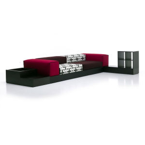 Canapé modulable - POLP 1 - BBB Italia - contemporain / en tissu / en cuir