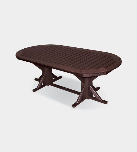 Table à manger classique - OPFT4488 - URBANDESIGN - en plastique / ovale / sur mesure