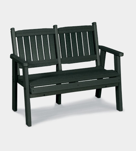 Banc de jardin classique - DAY BREAK: DBB48 - URBANDESIGN - en plastique recyclé / avec dossier / avec accoudoirs