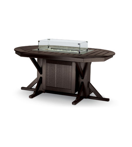 Table classique - FT4466 - URBANDESIGN - en plastique recyclé / ovale / de jardin