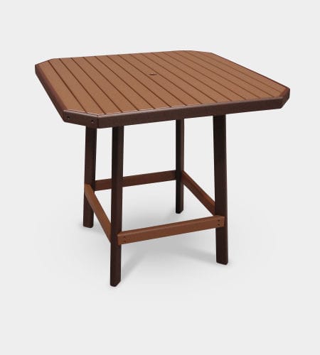 Table mange-debout classique - BST-44 - URBANDESIGN - en plastique recyclé / carrée / pour bar