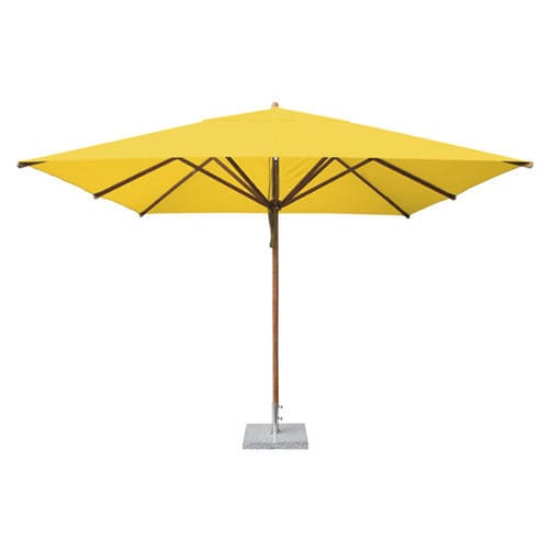 Parasol en inox - 3.4M S-L - Bambrella - en bambou / résistant au vent / professionnel