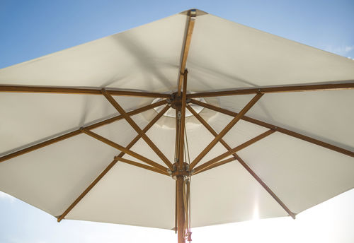 Parasol en inox - 3.5M R-L - Bambrella - en bambou / résistant au vent / professionnel