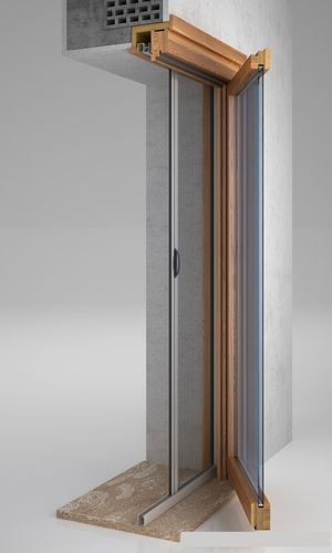 Moustiquaire rétractable - KAPPA - Bettio - pour porte