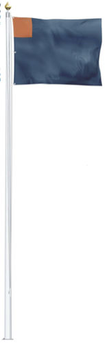 Mât pour drapeau - STANDARD - Alumast - en fibre de verre