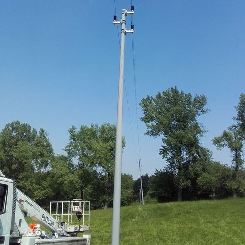 Poteau électrique - ENERGY POLE - Alumast