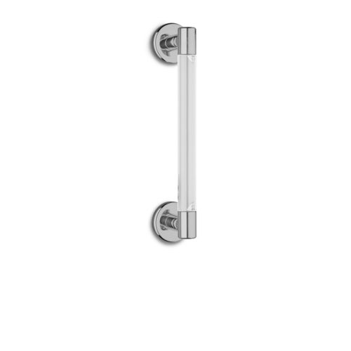 Poignée de tirage de porte - GHOST - Ento - en laiton / en verre / contemporaine