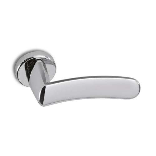 Poignée pour porte - WAVE - Ento - en laiton chromé / contemporaine / résidentielle