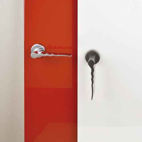Poignée pour porte - FLOW R6 - Ento - en laiton chromé / contemporaine / résidentielle
