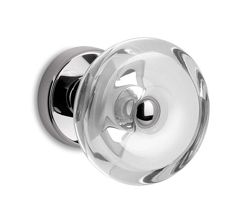 Bouton de porte contemporain - DROP - Ento - en laiton / en méthacrylate
