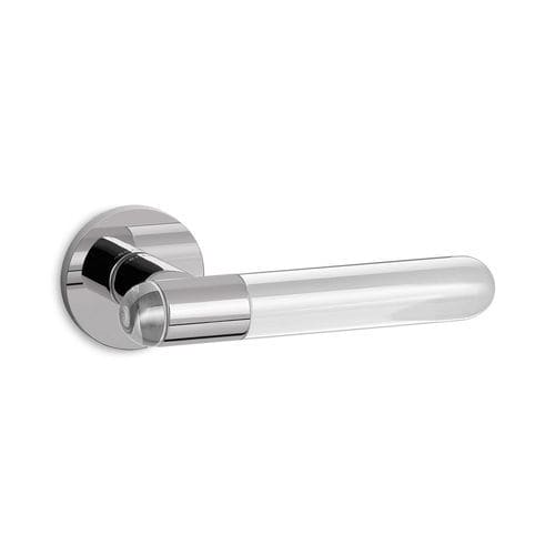 Poignée pour porte - DROP R6 - Ento - en laiton chromé / contemporaine / résidentielle