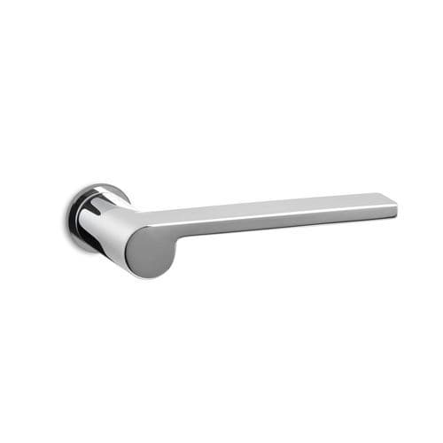 Poignée pour porte - LEV C3 - Ento - en laiton / en chrome / design minimaliste
