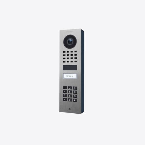 Platine de rue en saillie - D1101KV  - DoorBird - en acier inoxydable brossé / résidentiel / professionnel
