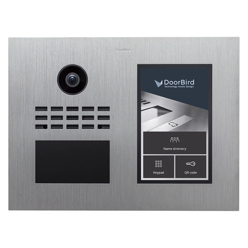 Visiophone en inox - D31TDH - DoorBird - résidentiel / pour bâtiment tertiaire / en saillie