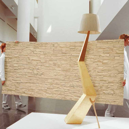 Panneau décoratif mural - M099 OCHER LAJA STONE - KA Coverings - léger / en polyester / en fibre de verre