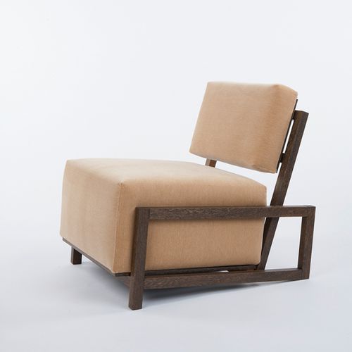 Chauffeuse contemporaine - SITIO - ATELIER DE TROUPE - en tissu / en bois / beige