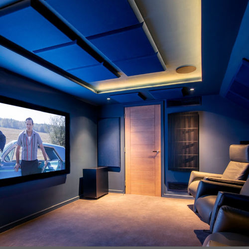 Panneau d'absorption acoustique pour plafond - LOA  - artnovion - en tissu / pour agencement intérieur / résidentiel