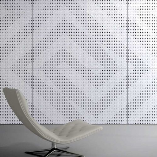 Panneau d'absorption acoustique pour plafond - MERIDA W AE  - artnovion - en bois / pour établissement public / ignifuge
