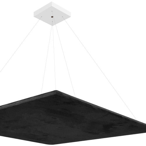 Baffle acoustique en tissu - AZORES DOUBLE SQR - CLOUD - artnovion - suspendu / rectangulaire / décoratif