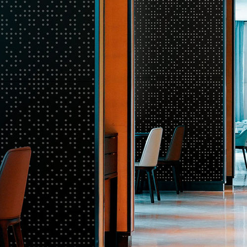 Panneau d'absorption acoustique pour mur - LYRA - artnovion - en placage de bois / en PET / pour agencement intérieur