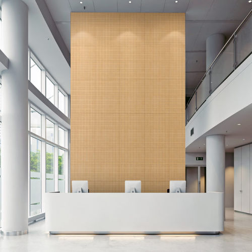 Panneau d'absorption acoustique mural - NORMA - artnovion - en placage de bois / en PET / pour établissement public